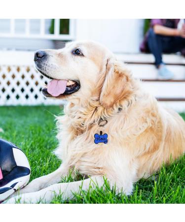 Personalized Yehanti Dog Tags with Engraving | Quiet Waterproof & Lightweight Silicone | Custom Name Phone & Address for Dogs & Cats - Buy Online on GoSupps.com