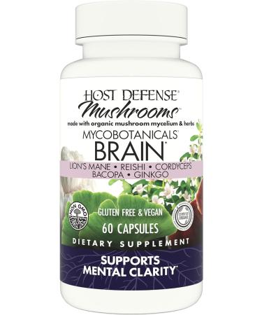 Fungi Perfecti MycoBotanicals Brain 60 Vegetarian Capsules