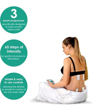 TensCare Perfect Mama TENS - Natural Pain Relief for Labour and Childbirth + 4 Extra Electrode Pads - Buy Online on GoSupps.com