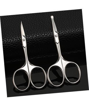 Balacoo 6 Pcs Eyelash & Hair Trimmer Set for Men - Safe Straight Tip Scissors for Eyebrows & Nose Hair - 9.2x4.5cm - Buy Online on GoSupps.com