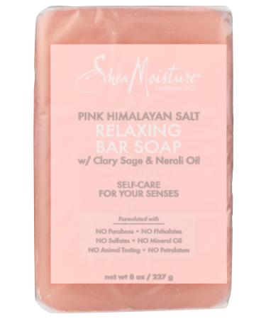 SHEA MOISTURE Relaxing Pink Himalayan Salt Bar Soap 8 OZ