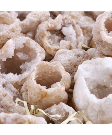 Unopened Natural Agate Geode Raw Crystal Crystals Lucky Stone Cluster Cave Collection Specimen 3-5cm Crystal