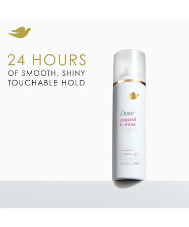 Dove Extra Hold Styling Hairspray Control & Shine for Long-Lasting Hold & Shine Provides 24H Natural Hold & Shine 7 oz 7 Ounce (Pack of 1) - Buy Online on GoSupps.com