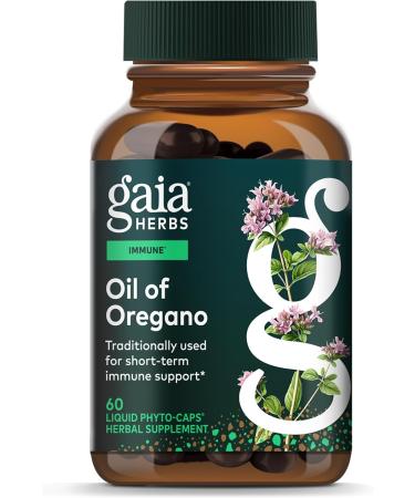 Gaia Herbs Oil of Oregano 60 Vegan Liquid Phyto-Caps - Buy Online on GoSupps.com