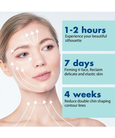 Face Lift Tape Face Mask V-Line Face Mask Skincare - V Shape Face Tape Face Mask Chin Up Patch with Aloe & Hyaluronic Acid Chin Contour Tightening Double Chin Jawline for Women & Men 5 - Buy Online on GoSupps.com