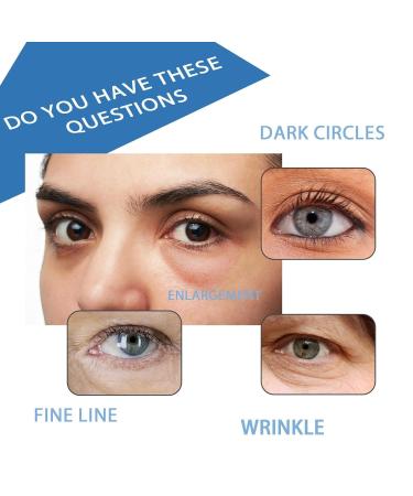 HIMEYE Peptide Depuffing Eye Serum & Gel - Firming Anti-Wrinkle Eye Cream for Dark Circles & Under Eye Bags (5PCs) - Shop Internationally - Buy Online on GoSupps.com