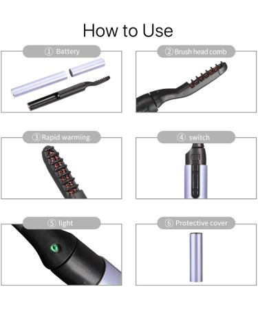 Heated Eyelash Curler Eyelash Curler Electric Electric Heated Eyelash Curler Portable Electric Eyelash Curler for Curled Eyelashes Painless Curved Beauty Make Up Tool Quick Heating&Long Lasting - Buy Online on GoSupps.com
