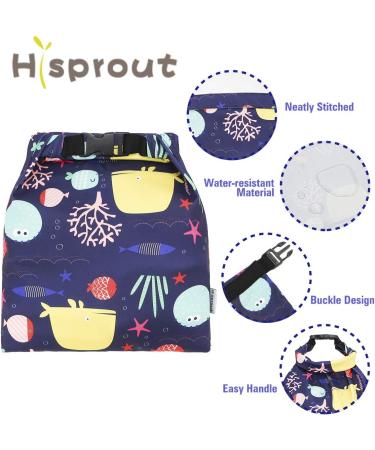 Hisprout Grab and Go Waterproof Reusable Diaper Wet Bag - Polar Bear Design - Buy Online on GoSupps.com