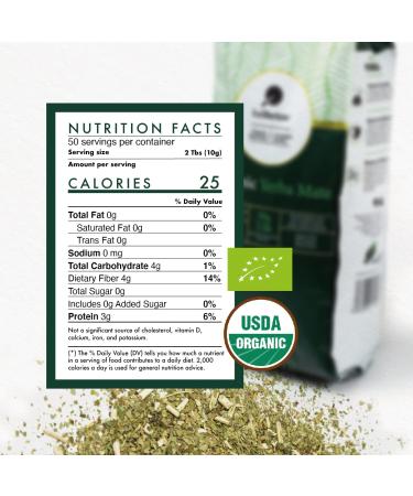 Organic Unsmoked Yerba Mate Tea - 2.2 lb (1 kg) Loose Leaf - Balibetov - Buy Online on GoSupps.com