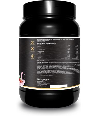 Healthy Fusion Whey Protein - Pure Collagen & Magnesium Infused | Boost Muscle Mass & Training Performance | 1000g Strawberry Flavor - Buy Online on GoSupps.com