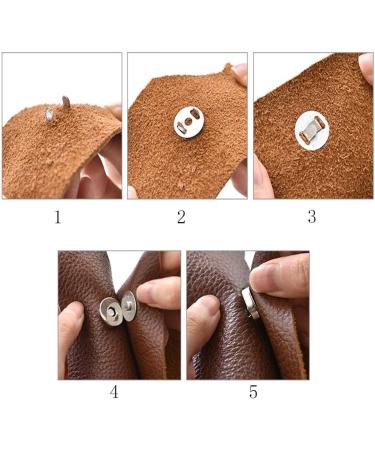 Magnetic Button Clasps 40 Sets (18mm, 4 Colors) for Sewing Craft Purses Bags Clothes Leather - Buy Online on GoSupps.com