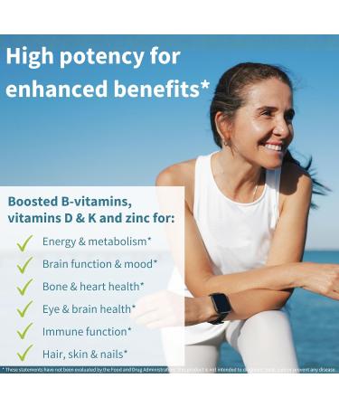 Igennus Methylated Women's 50+ Multivitamin with Calcium & Magnesium Pure & Clean All-Day Nutrient Delivery with High-Strength B-Vitamins Antioxidant Support Iron and Copper Free 60 Vegan Tablets - Buy Online on GoSupps.com