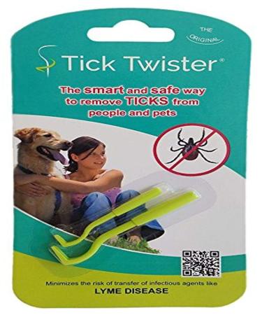 Tick Twister Tick Remover Set with Small and Large Tick Twister Green One Set