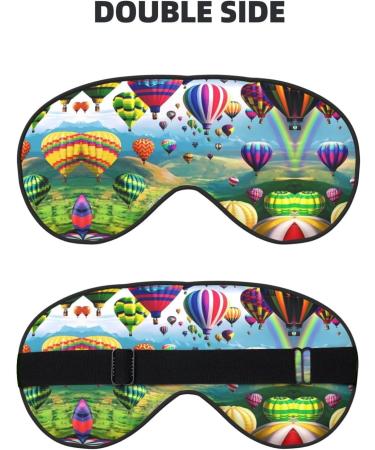 Shop Hot Air Balloons Eye Mask - Soft Adjustable Comfort for Men & Women | International Shipping Available - Buy Online on GoSupps.com
