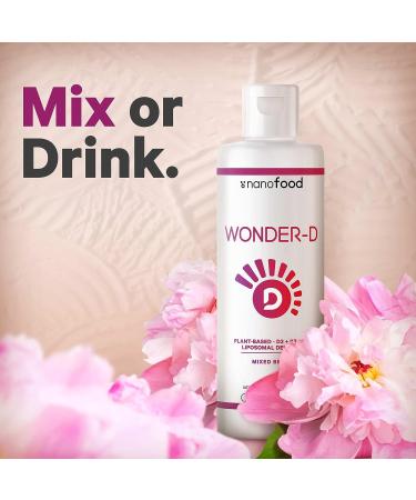 Codeage Liposomal Wonder-D Vitamin D3 1000 IU Vegan Liquid Drops with B12, K2 & Vitamin E, Non-GMO, Plant-Based, Mixed Berry Flavor - 7.6 fl oz - Buy Online on GoSupps.com