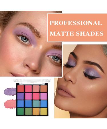 16 Colors Eyeshadow Palette Matte Nude Eye Makeup Palette Ultra-Blendable Long Lasting High Pigmented Waterproof Nudes Neutral Smooth Eye Shadow Palette for Women Natural Charming Looking #04 16 Colors 4# - Buy Online on GoSupps.com