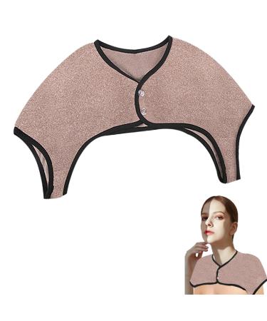 Warm scarf-360-degree package thin neck heating pillow-washable velvet neck heating pillow neck warmer all-year-old heating pillow for the neck and shoulder relaxation camel L