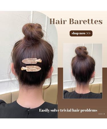 Cptots 12PCS No Bend Hair Clips - Creaseless Hair Clips for Makeup Applications and Styling - Acrylic Resin Flat Hair Barrettes for Women - Buy Online on GoSupps.com