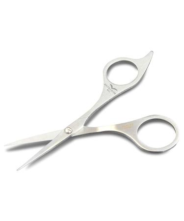 SEKI EDGE SS-902 Stainless Steel Moustache Scissors | Precision Grooming Tool - Buy Online on GoSupps.com