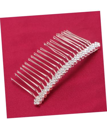Beavorty Hair Comb Bridal Hair Clip Bride Hair Clip French Comb Bangs Hair Clip Bridal Side Comb Bridal Headpiece Hair Insert Comb Creative Hairpin Side Comb for Wedding Rhinestone Jewelry - Buy Online on GoSupps.com