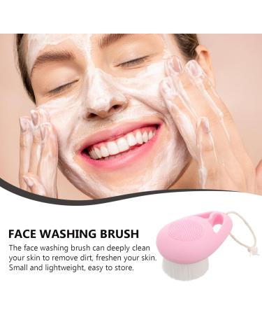 Beavorty double sided face brush face scrubber face cleansing brush facial brush facial wash brush face brush exfoliator facial cleansing brush soft artificial fiber cleaning brush - Buy Online on GoSupps.com