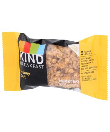 Honey Oat Nutritional Snack Breakfast Bar 1.8oz 4 Count - 7.1oz, Pack of 1 - Buy Online on GoSupps.com