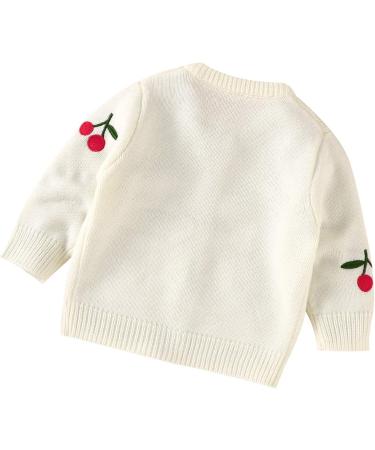 North Edge Baby Hooded Cardigan Sweater - 12-18 Months, White - Buy Online on GoSupps.com