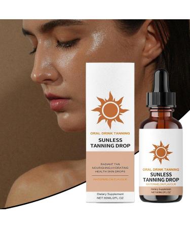 Selftanning Water Drops 60ml Sunless Tanning Oil Fast Tanning Oil for Face and Body Daily Use for Women and Men Travel Vacation Home Outdoor - Buy Online on GoSupps.com