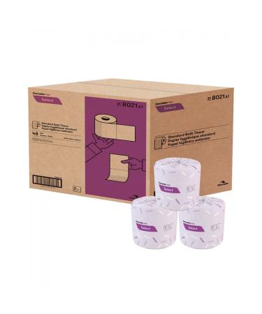 CASCADES STANDARD BATH TISSUE 2 PLY - 420 SHEETS - BOX of 48 ROLLS TOILET_PAPER