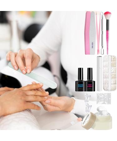  JINGLING JINGLING Nail Design Kit | Hard Gel for Manual Nail Sculpting Sculpted Designs Manicure for Beginners Professionals and Family Gifts - Buy Online on GoSupps.com