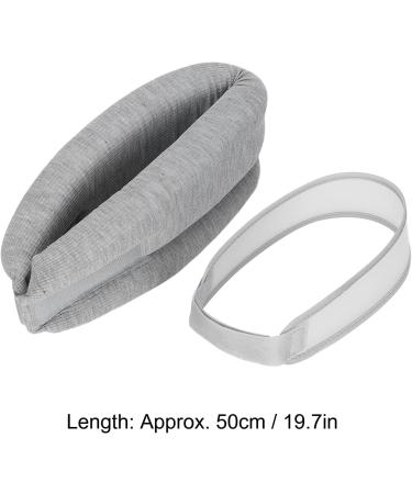 Safwel Neck Support - Ergonomic Curve Adaptation for Spine Pain Relief | Universal Neck Support for Work Study & Driving (Grigio) - Buy Online on GoSupps.com