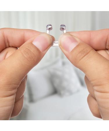 Anti Snoring Nose Clip with Case - Magnetic Devices for Men & Women - Promotes Deep Sleep - Noise Reduction - Reusable - 4-Pack - Buy Online on GoSupps.com