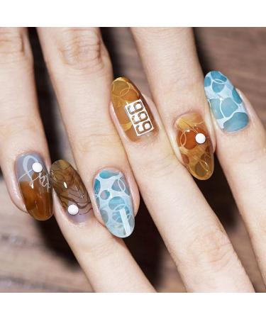 WOSO One Piece Clear Silicone Jelly Stamper With Scraper Clear Nail Art Jelly Stamper Nail Art Stamping Stamper for Manicure Tools - Buy Online on GoSupps.com