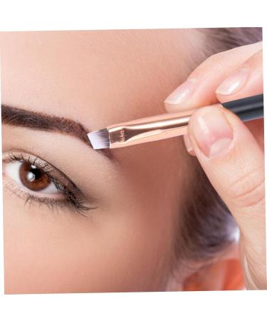 Housoutil Makeup Makeup Cosmetics Brush Angled Brow Brush Eyeshadow Brush Cosmetics for Angled Blush Brush Nylon Cosmetics Brush Beauty Kit Flame Brush Make up Wooden Travel - Buy Online on GoSupps.com