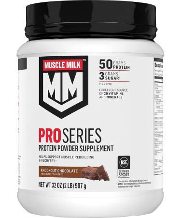 Muscle Milk Pro Series Protein Powder Supplement Intense Vanilla 5 Pound 28 Servings & Pro Series Protein Powder Supplement Knockout Chocolate 2 Pound 11 Servings 50g Protein - Buy Online on GoSupps.com