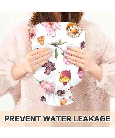 Naanle Strawberry Rose 1L Heat Bottle - Transparent Hot Water Bottle for Bed & Hand Warmth Pain Relief & Cold Therapy - Buy Online on GoSupps.com
