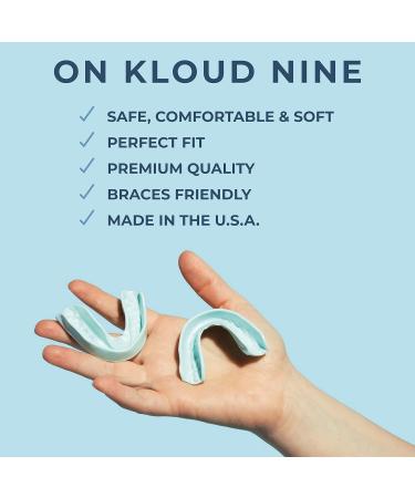 Kloud Night Guard 2 Pack - Custom Moldable Dental Mouth Guard for Teeth Clenching and Grinding - Mint Flavor - Buy Online on GoSupps.com