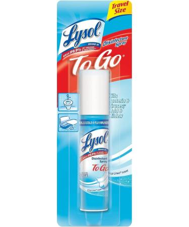 Lysol 1 oz. Disinfectant Spray To Go - Effective Portable Sanitizer for Travel & Home | Buy Online - Buy Online on GoSupps.com