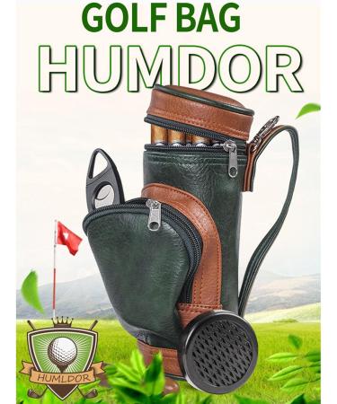 Travel Humidor Golf Case Holder with Humidifier Cutter - Buy Online on GoSupps.com