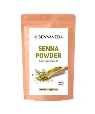 Sennaveda Pure Senna Leaf Powder 250g Digestive Health Detox Tea Laxatives