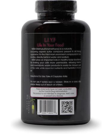 PuraDyme MSM with Cofactor Whole Food Blend 180 Vegan Capsules - Buy Online on GoSupps.com