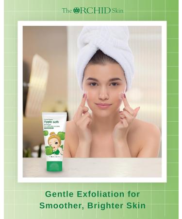  THE ORCHID SKIN ORCHID FLOWER APPLE SOFT PEELING GEL 4.1 oz peeling gel for face face scrub face exfoliator - Buy Online on GoSupps.com