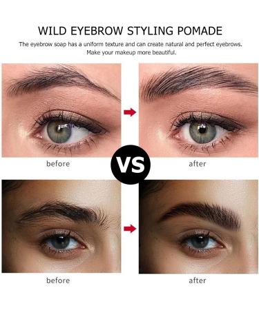 NUOBESTY Savonnette Coiffant Sourcils Transparent Incolore Kit de Maquillage Sourcils Longue Tenue Bo te Acrylique Fixation Naturelle et Portable pour Style Pr cis et Solide - Buy Online on GoSupps.com