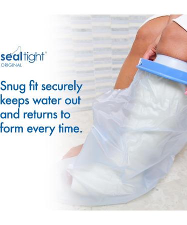 Seal Tight ORIGINAL Cast & Bandage Protector | Best Watertight Protection for Adult Short Leg Wide | Brownmed - Buy Online on GoSupps.com