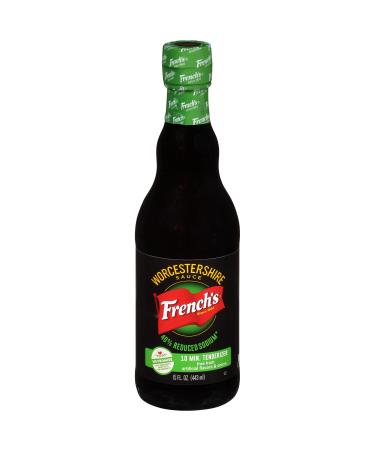 French's Reduced Sodium Worcestershire Sauce, 15 fl oz