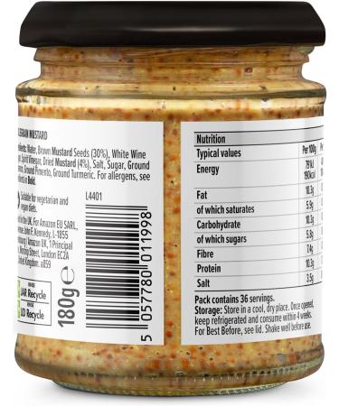 by Amazon Wholegrain Mustard Spicy 180g - Buy Online on GoSupps.com