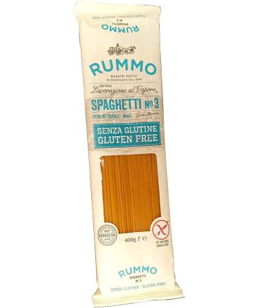Gluten Free Spaghetti Pasta Rummo 2 packs x 400 gr - Buy Online on GoSupps.com