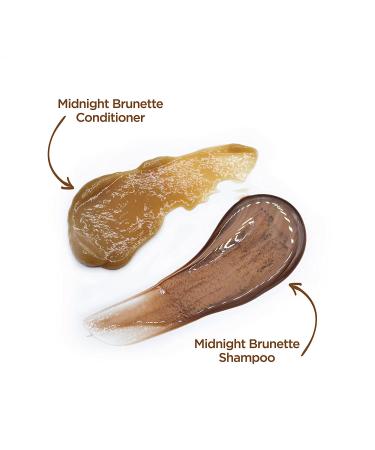Midnight Brunette Shampoo & Conditioner Set - Enhance Dark Hair with Evening Primrose & Cocoa, 8.3 fl oz (Pack of 2) - Buy Online on GoSupps.com