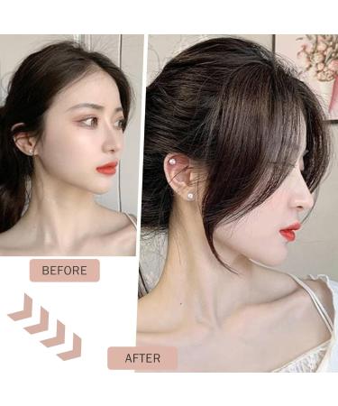 Clip in Bangs Side Parted Hair Toppers for Real Human Hair 360 Cover Pieces Wispy Fake Bangs Clip in Hair Extensions Dark Brown Hair Supplies - Buy Online on GoSupps.com