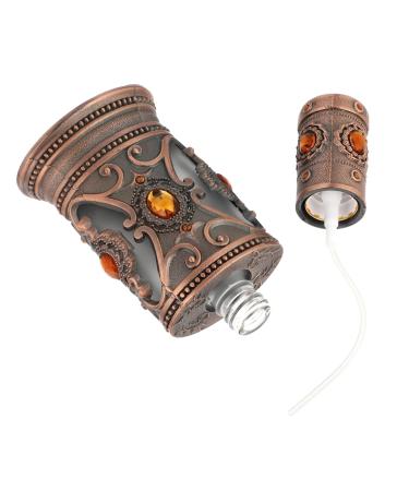 minkissy Perfume bottle travel atomizers essential oil dropper bottle essential oil spray bottle essential oil sample bottle decorative bottle composite material man middle Travel